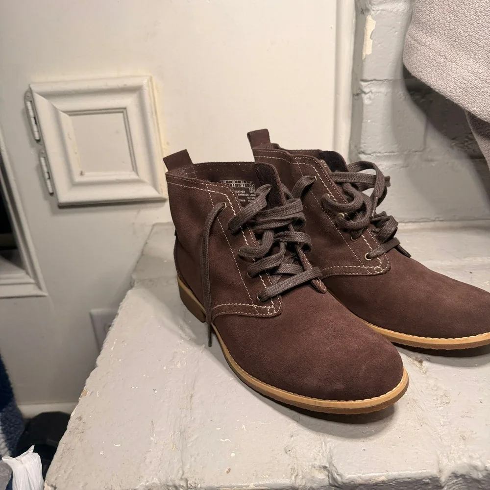 Timberland Earthkeepers Chukka Boots 8.5 Women Brown Suede Leather 25665M